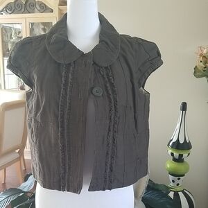 LOFT Tan Fabric Detail